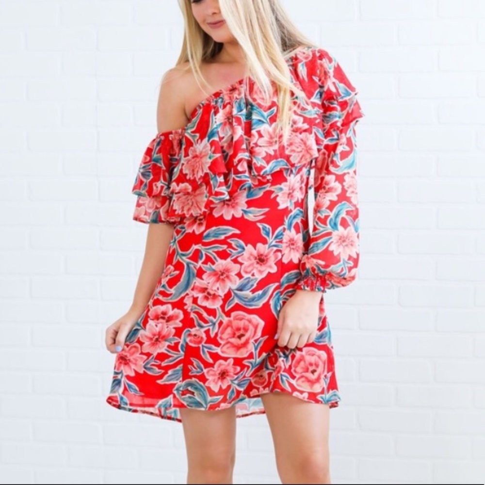 Mumu Watson Pink About You Mini Dress